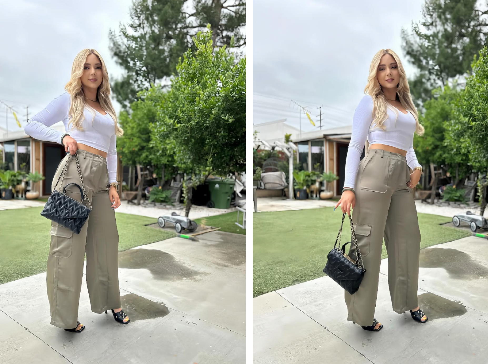 Evelin outfit for satin trousers