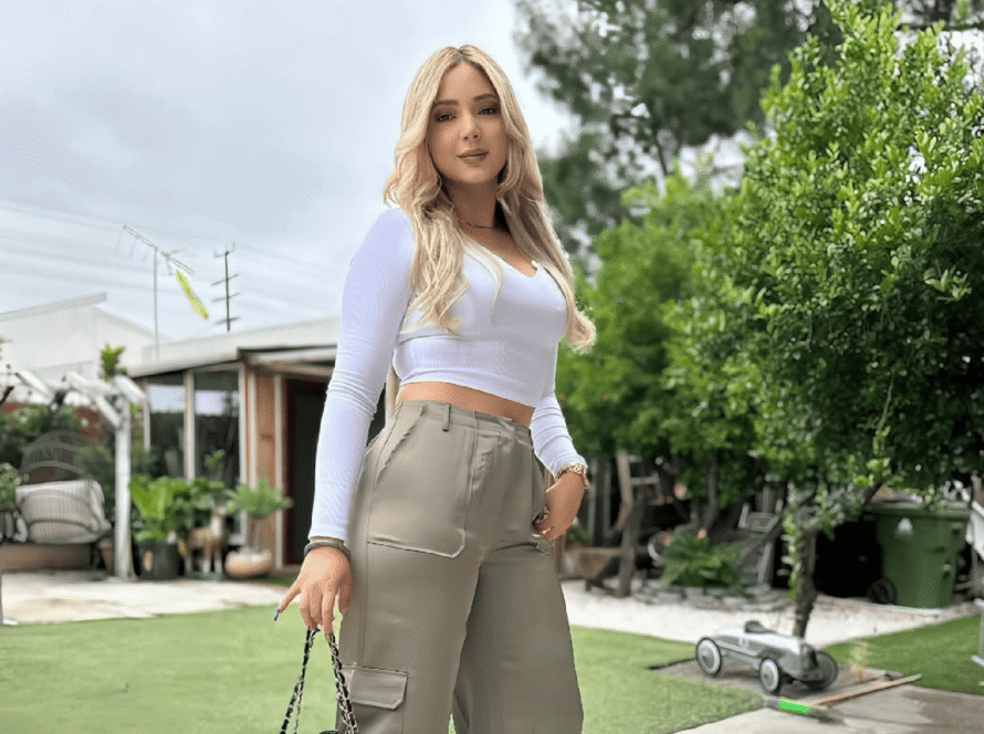Satin trousers style by Evelin Jocelin