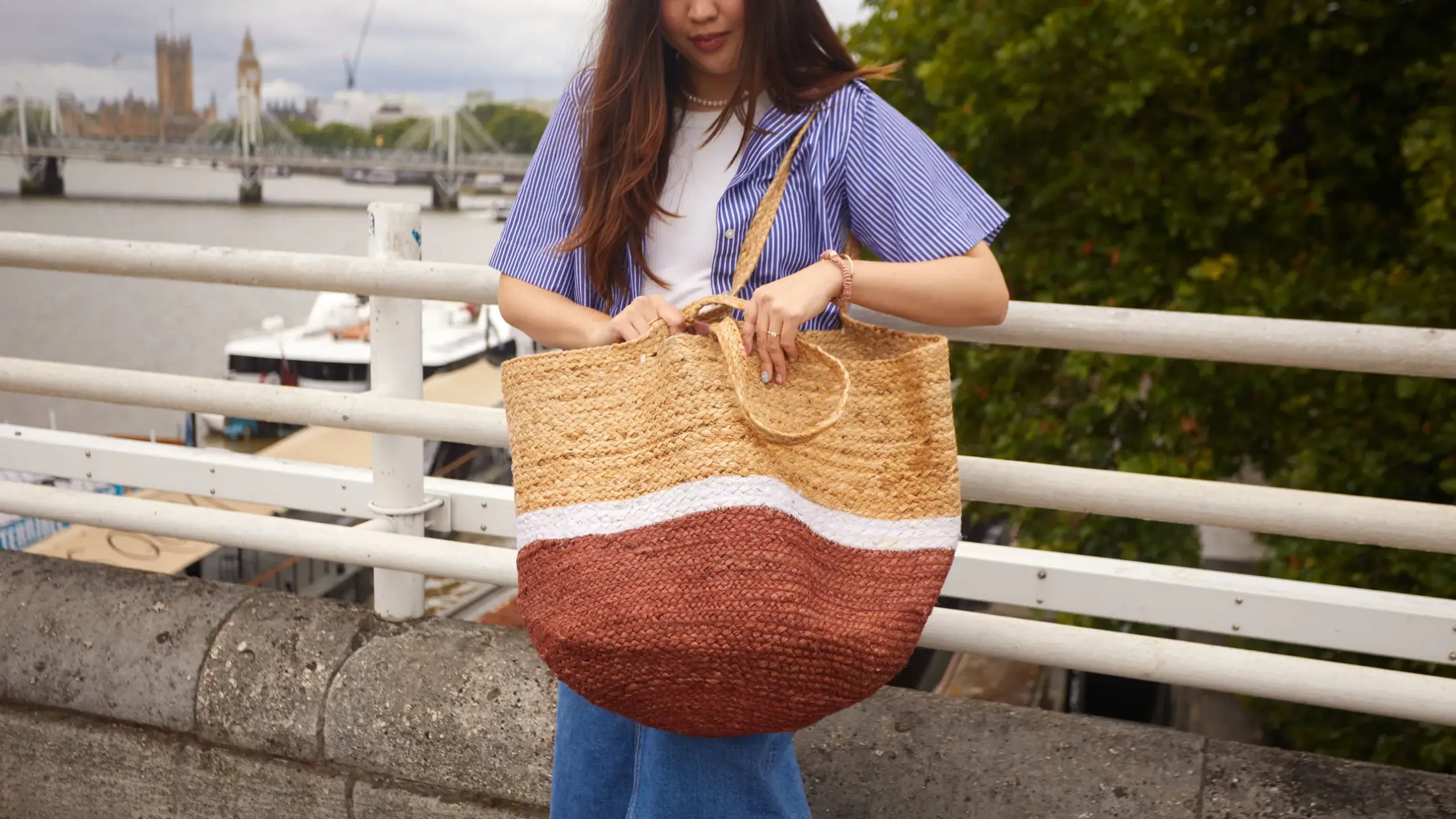 raffia tote bags