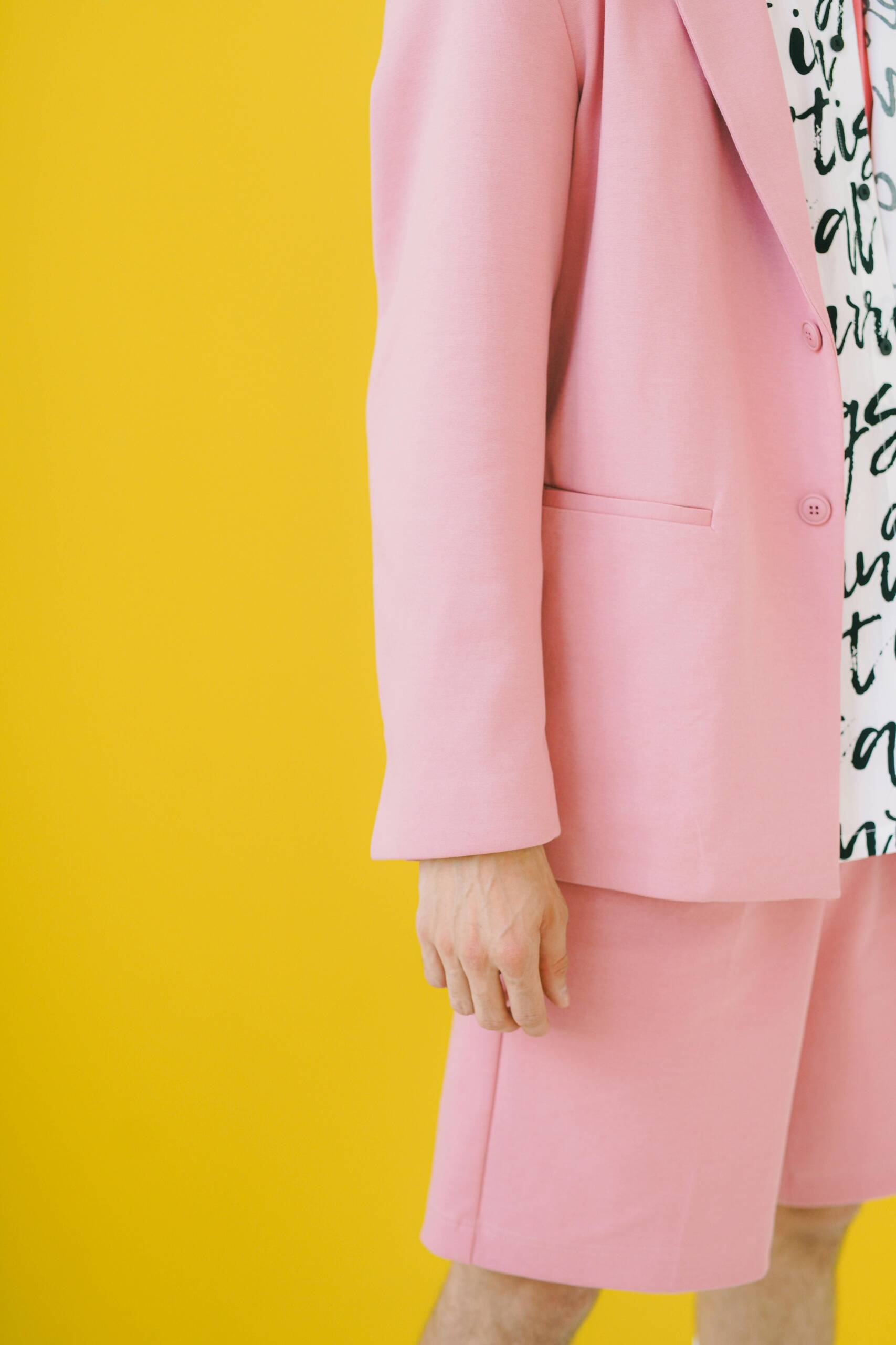 the playful look to style short suits