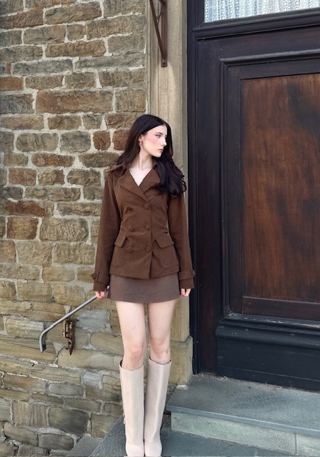 total brown outfit