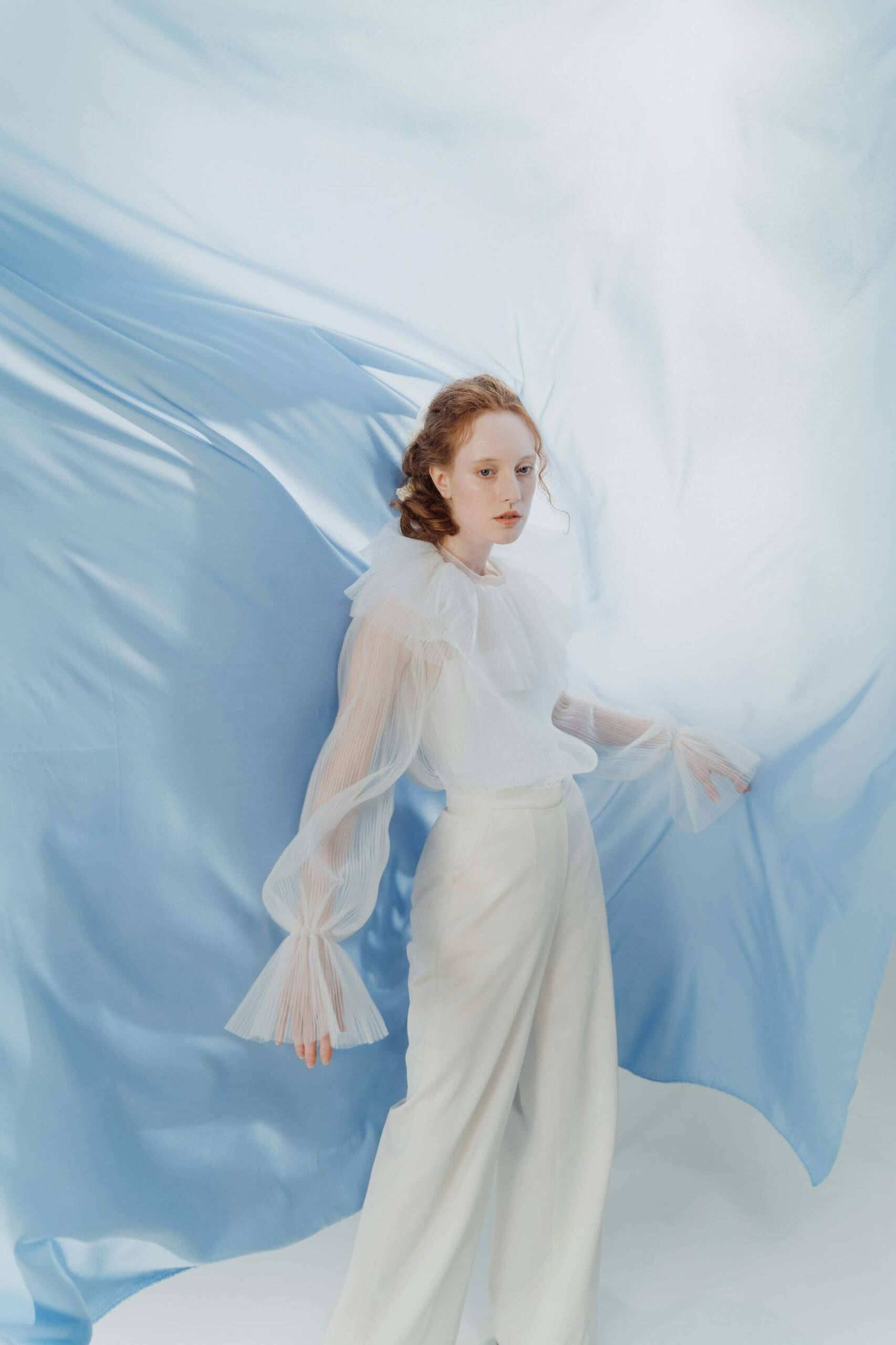 all white ensemble